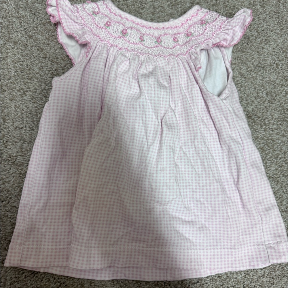 Pink Gingham Kids Dress
